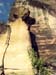 carnarvon gorge, sandstone cliff.